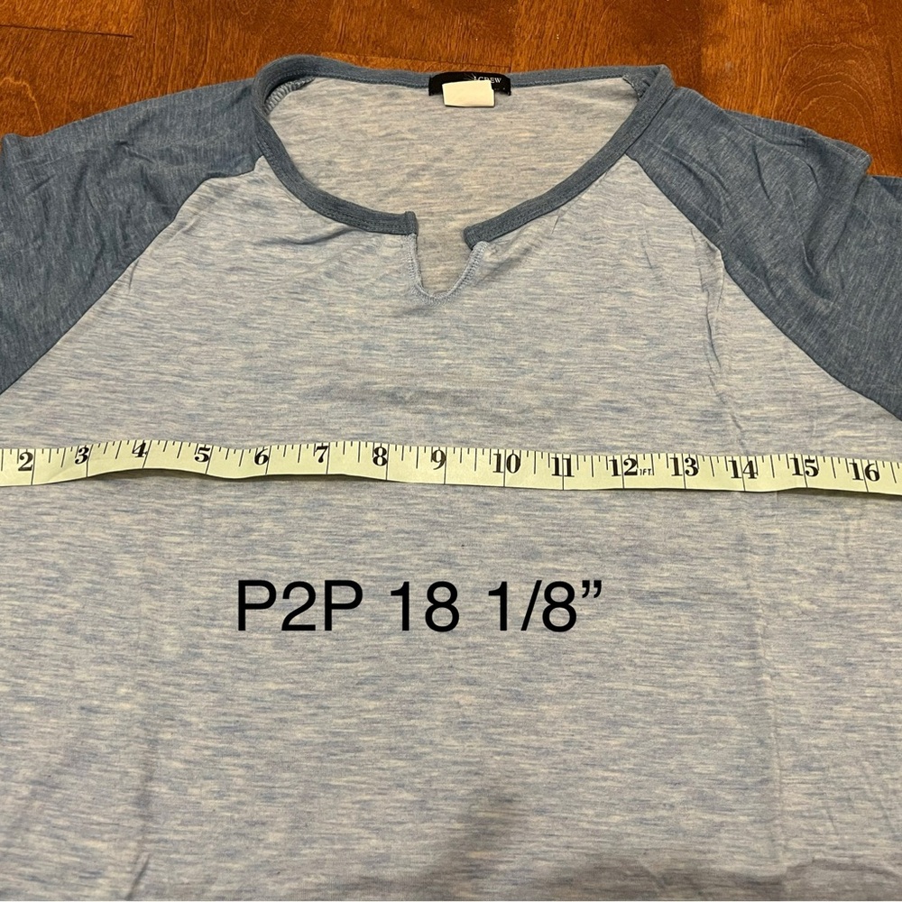 J.Crew Baseball Tee (Long Sleeve) - Picture 4 of 7